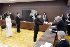 2/3　東日本国際大学別科春期修了証書授与式
